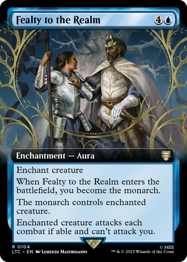 Fealty to the Realm (Extended Art) [The Lord of the Rings: Tales of Middle-Earth Commander] | Boutique FDB TCG