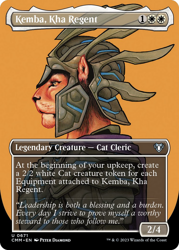 Kemba, Kha Regent (Borderless Profile) [Commander Masters] | Boutique FDB TCG