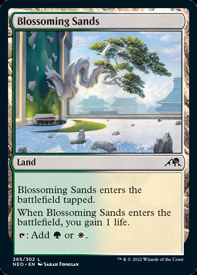 Blossoming Sands [Kamigawa: Neon Dynasty] | Boutique FDB TCG