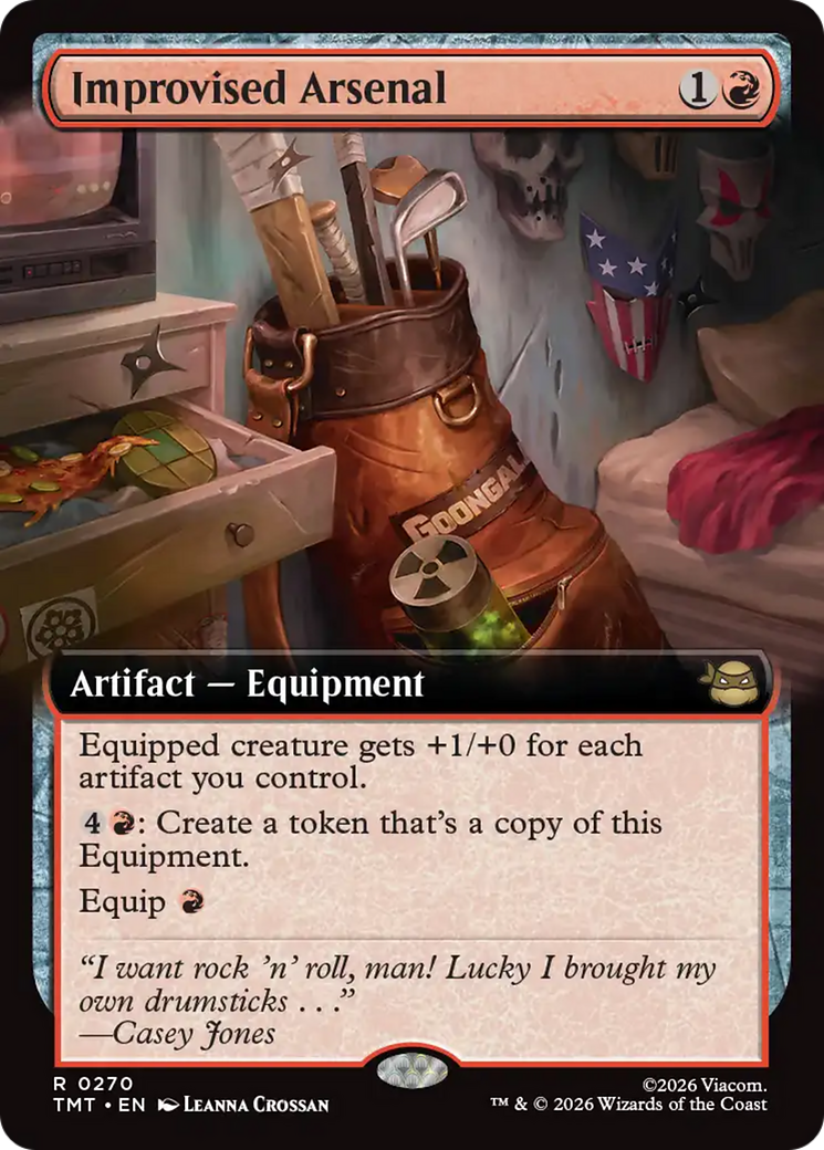 Improvised Arsenal (Extended Art) [Teenage Mutant Ninja Turtles] | Boutique FDB TCG