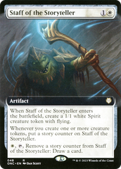 Staff of the Storyteller (Extended Art) [Phyrexia: All Will Be One Commander] | Boutique FDB TCG