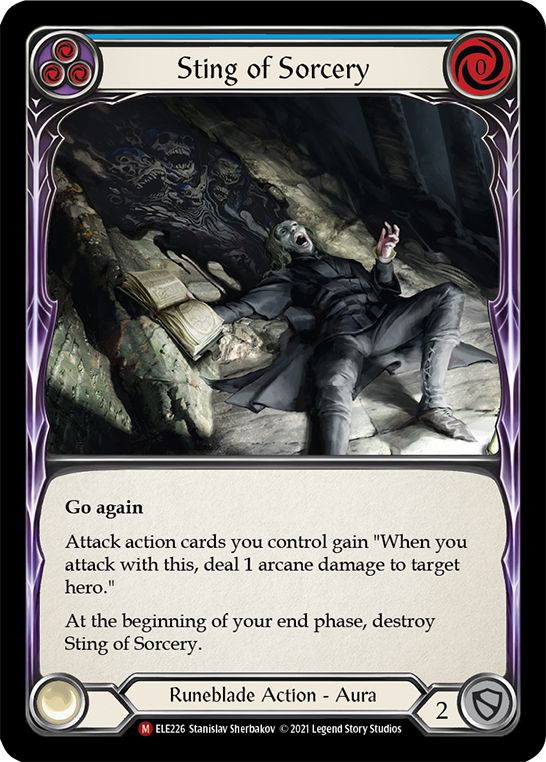 Sting of Sorcery [ELE226] (Tales of Aria)  1st Edition Normal | Boutique FDB TCG