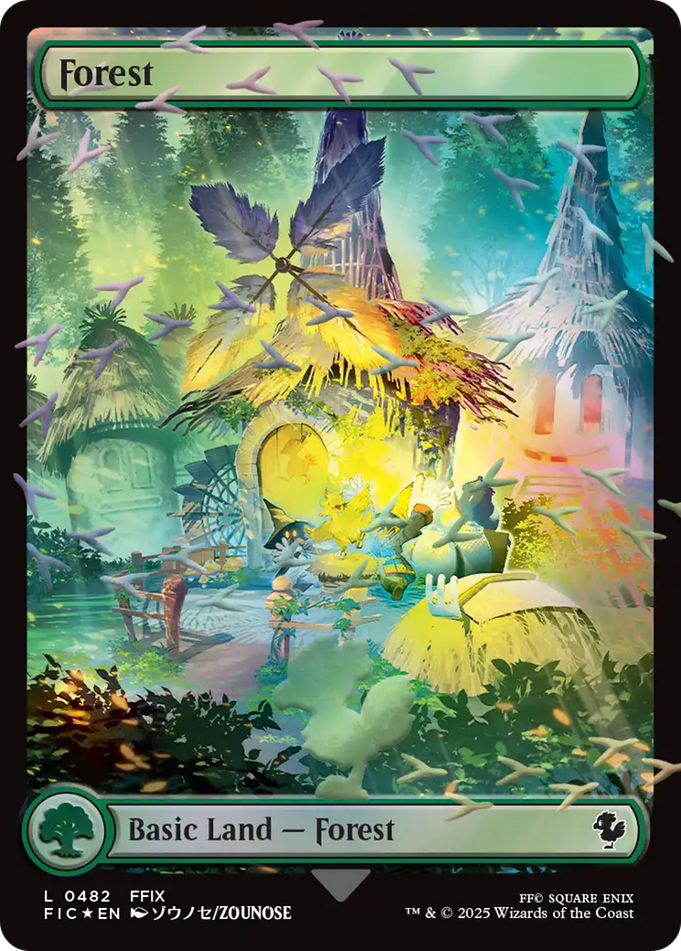 Forest (Chocobo Track Foil) [FINAL FANTASY Commander] | Boutique FDB TCG