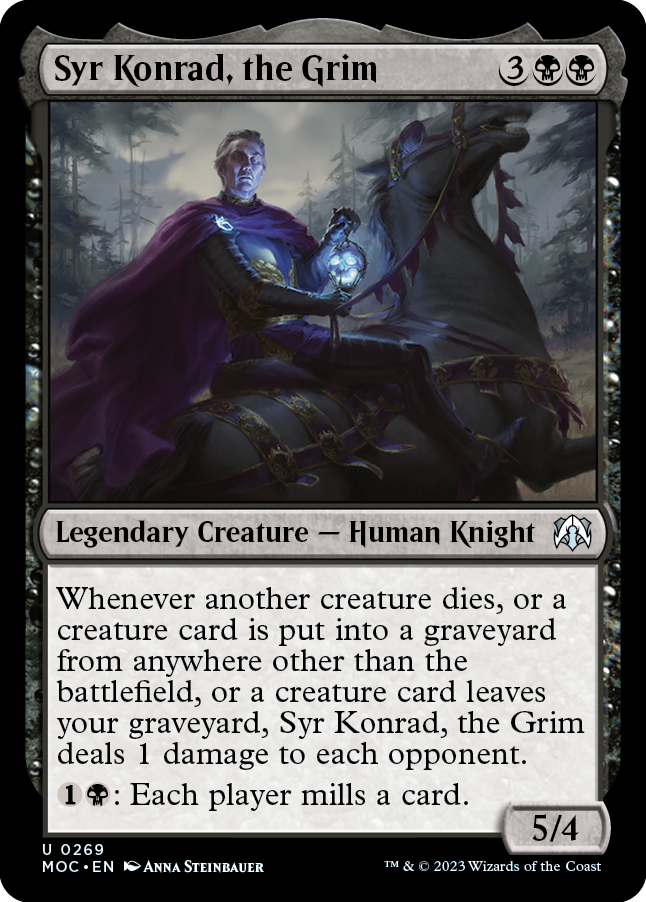 Syr Konrad, the Grim [March of the Machine Commander] | Boutique FDB TCG