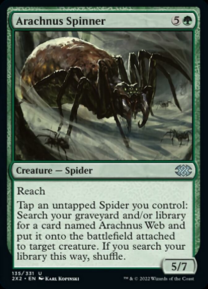 Arachnus Spinner [Double Masters 2022] | Boutique FDB TCG