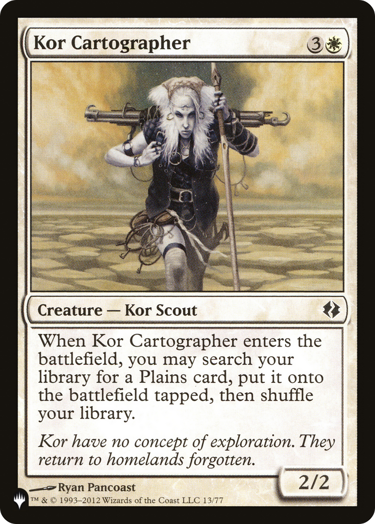 Kor Cartographer [The List] | Boutique FDB TCG