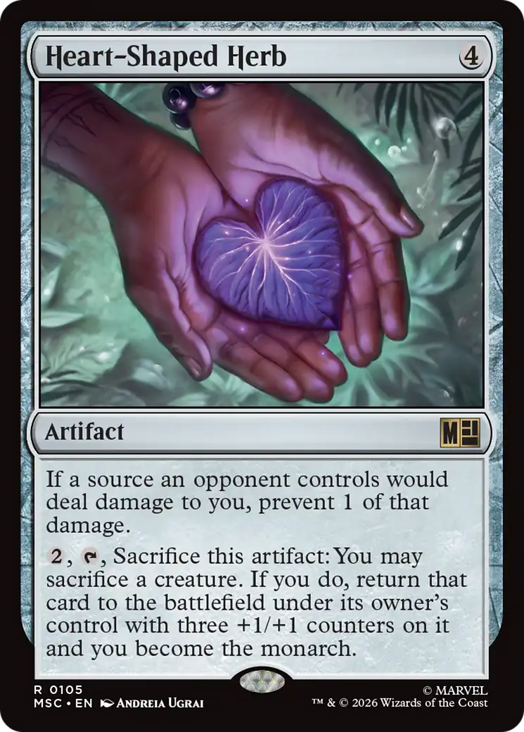 Heart-Shaped Herb (Surge Foil) [Marvel Super Heroes Commander] | Boutique FDB TCG