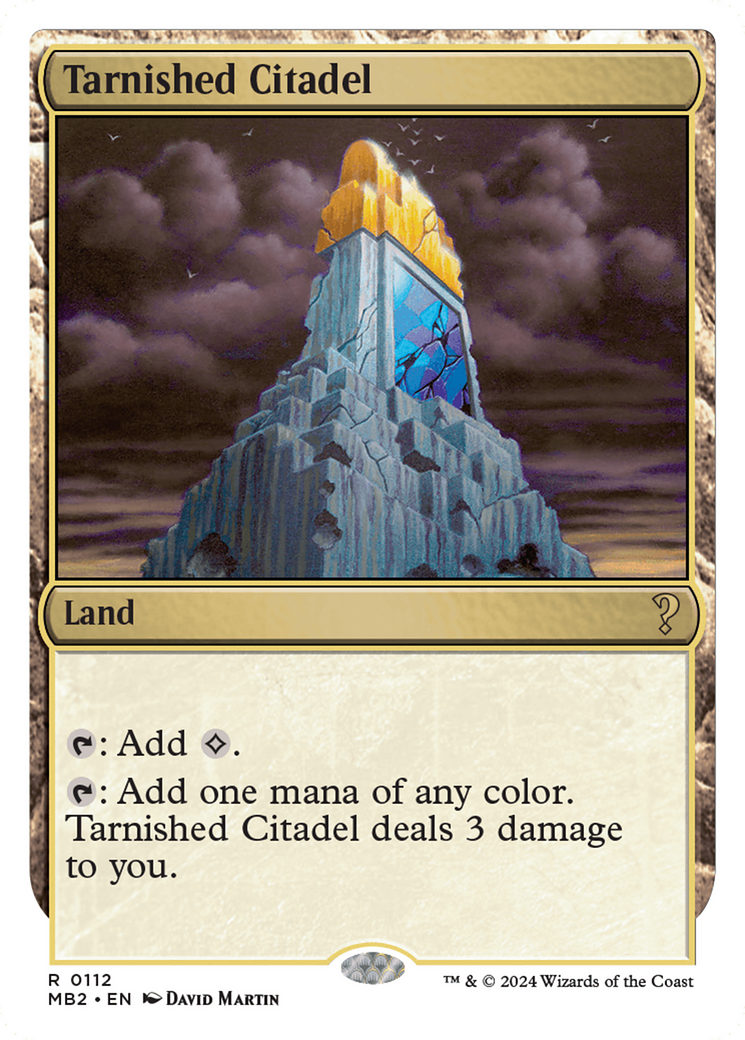 Tarnished Citadel (White Border) [Mystery Booster 2] | Boutique FDB TCG