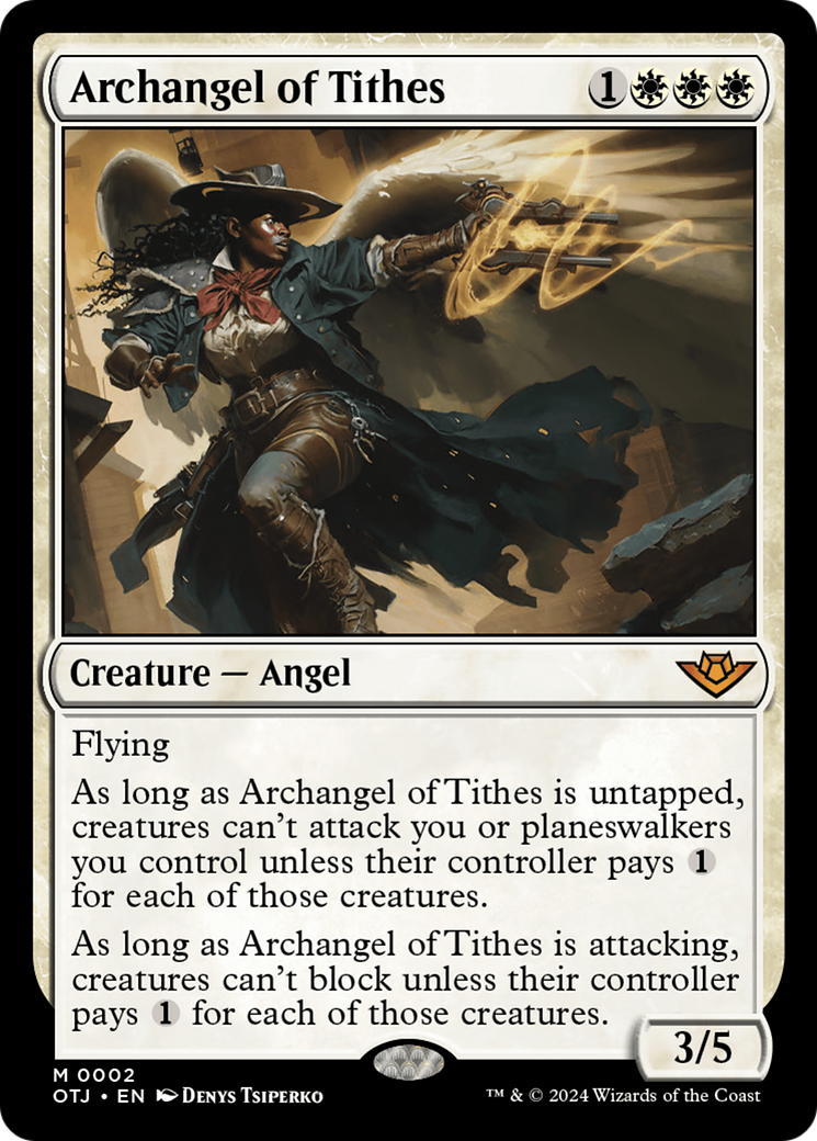 Archangel of Tithes [Outlaws of Thunder Junction] | Boutique FDB TCG