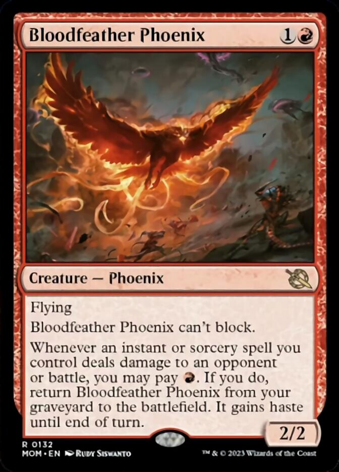 Bloodfeather Phoenix [March of the Machine] | Boutique FDB TCG
