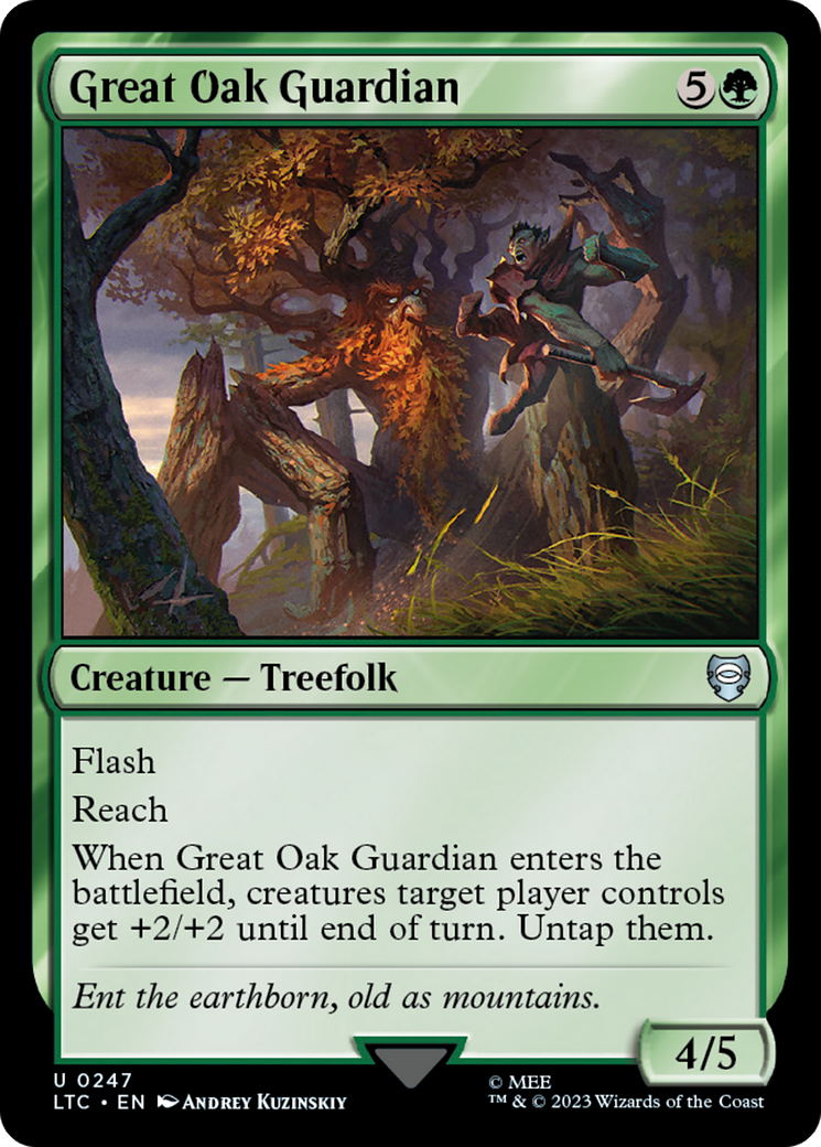Great Oak Guardian [The Lord of the Rings: Tales of Middle-Earth Commander] | Boutique FDB TCG