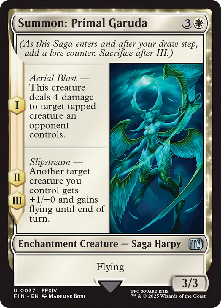 Summon: Primal Garuda [FINAL FANTASY] | Boutique FDB TCG