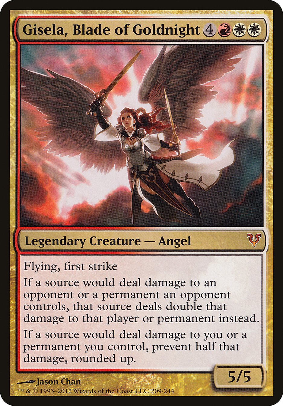 Gisela, Blade of Goldnight (Oversized) [Open the Helvault] | Boutique FDB TCG