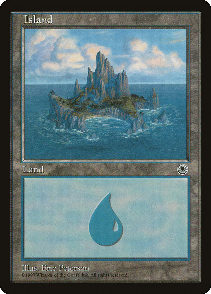Island (Circular Bay in Center / No Waterfall) [Portal] | Boutique FDB TCG