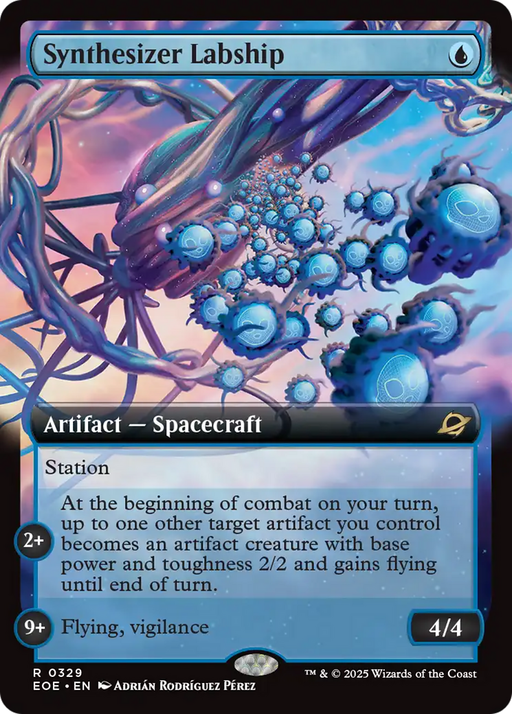 Synthesizer Labship (Extended Art) [Edge of Eternities] | Boutique FDB TCG
