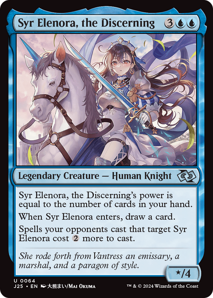 Syr Elenora, the Discerning (Anime) [Foundations Jumpstart] | Boutique FDB TCG