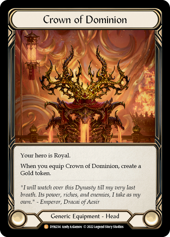 Crown of Dominion [DYN234] (Dynasty)  Cold Foil | Boutique FDB TCG