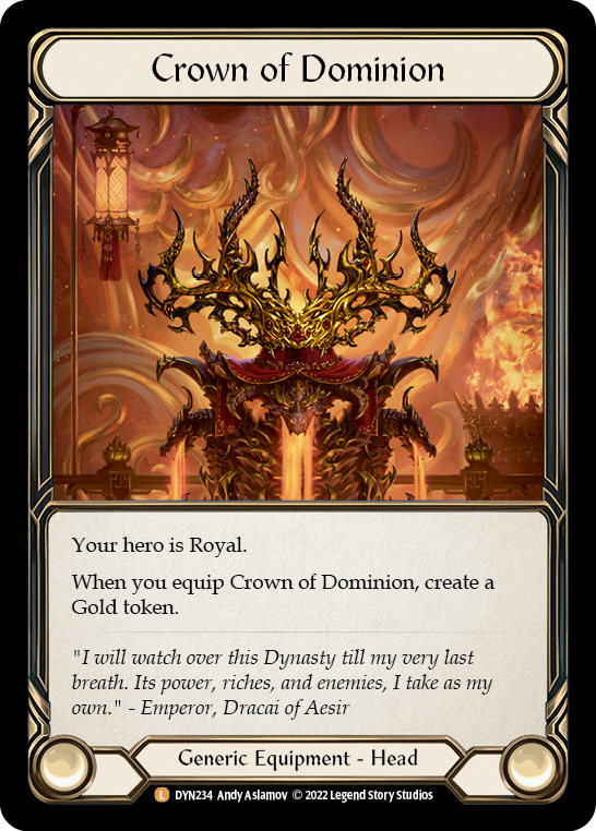 Crown of Dominion [DYN234] (Dynasty)  Rainbow Foil | Boutique FDB TCG