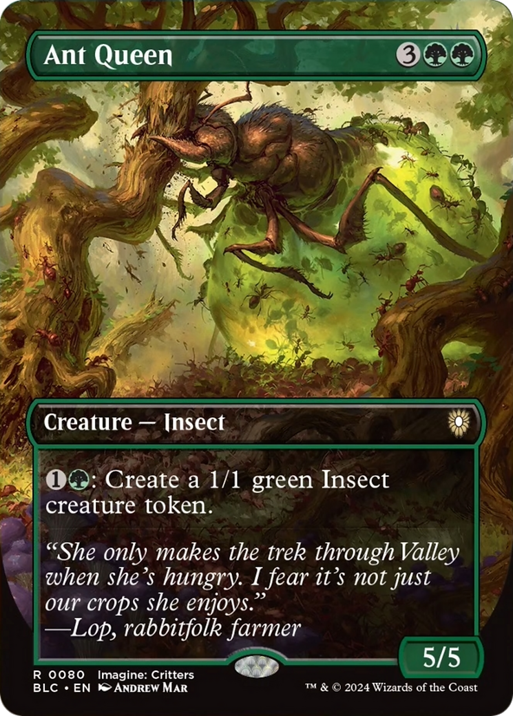 Ant Queen (Borderless) [Bloomburrow Commander] | Boutique FDB TCG