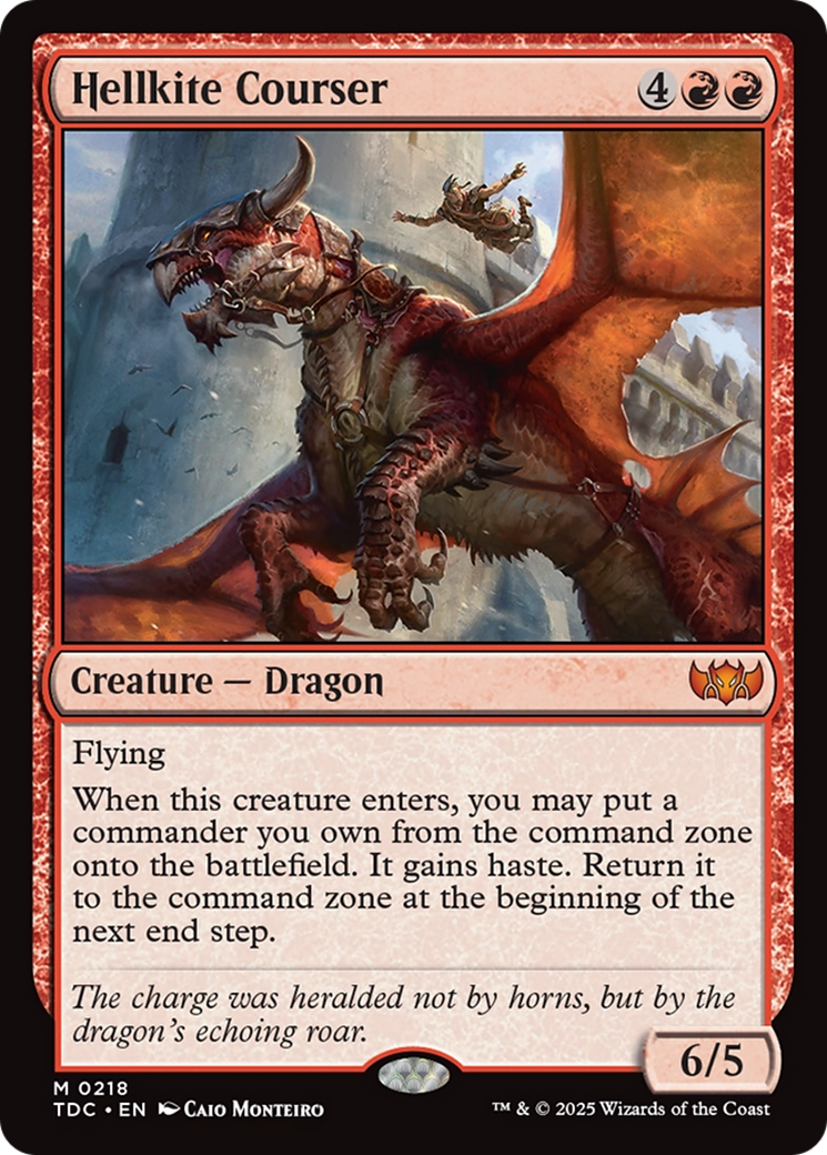 Hellkite Courser [Tarkir: Dragonstorm Commander] | Boutique FDB TCG
