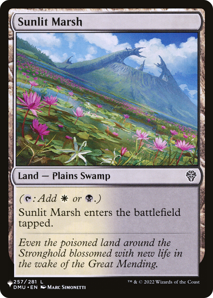 Sunlit Marsh [The List Reprints] | Boutique FDB TCG