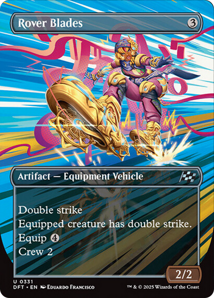 Rover Blades (Borderless) [Aetherdrift] | Boutique FDB TCG