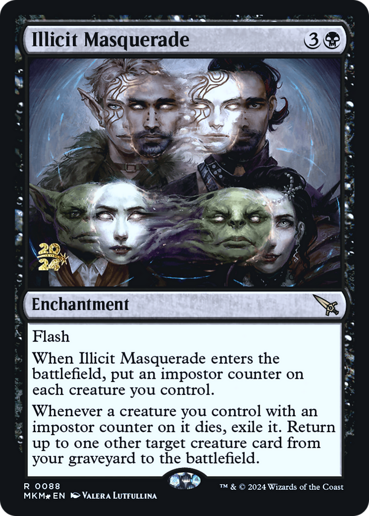 Illicit Masquerade [Murders at Karlov Manor Prerelease Promos] | Boutique FDB TCG