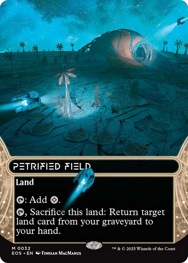Petrified Field (0032) (Borderless) [Edge of Eternities: Stellar Sights] | Boutique FDB TCG