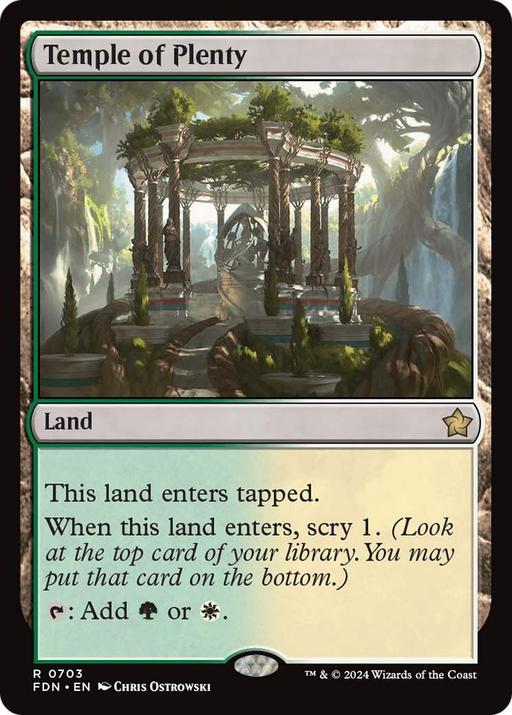 Temple of Plenty [Foundations] | Boutique FDB TCG