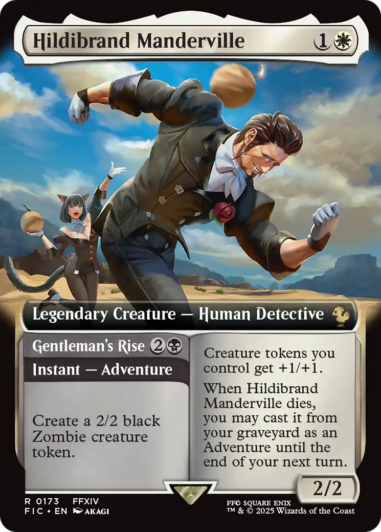 Hildibrand Manderville // Gentleman's Rise (Extended Art) [FINAL FANTASY Commander] | Boutique FDB TCG