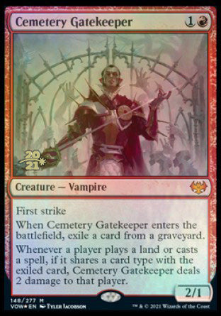 Cemetery Gatekeeper [Innistrad: Crimson Vow Prerelease Promos] | Boutique FDB TCG