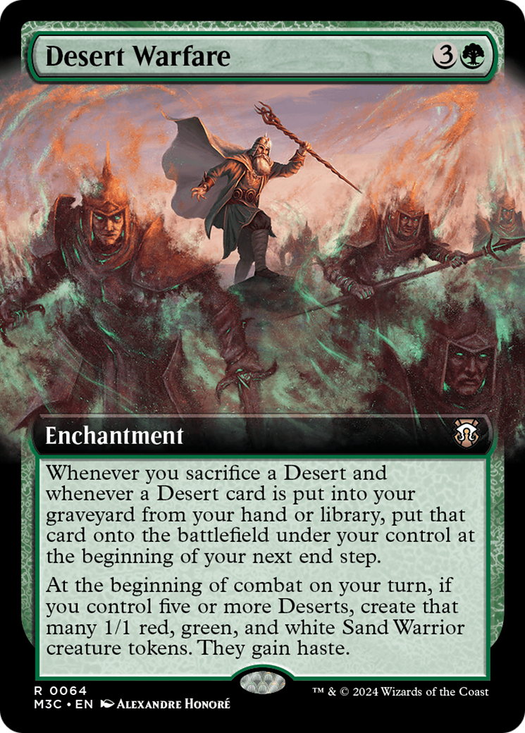 Desert Warfare (Extended Art) [Modern Horizons 3 Commander] | Boutique FDB TCG