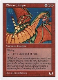 Shivan Dragon (Oversized) [Oversize Cards] | Boutique FDB TCG