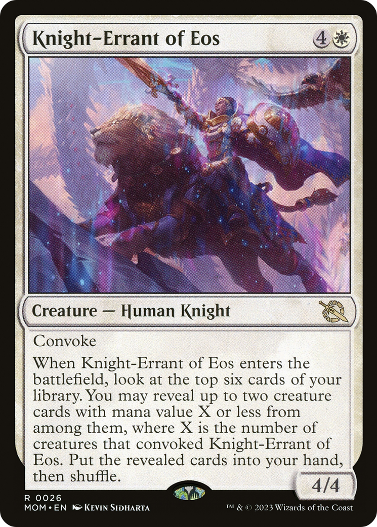 Knight-Errant of Eos [March of the Machine] | Boutique FDB TCG