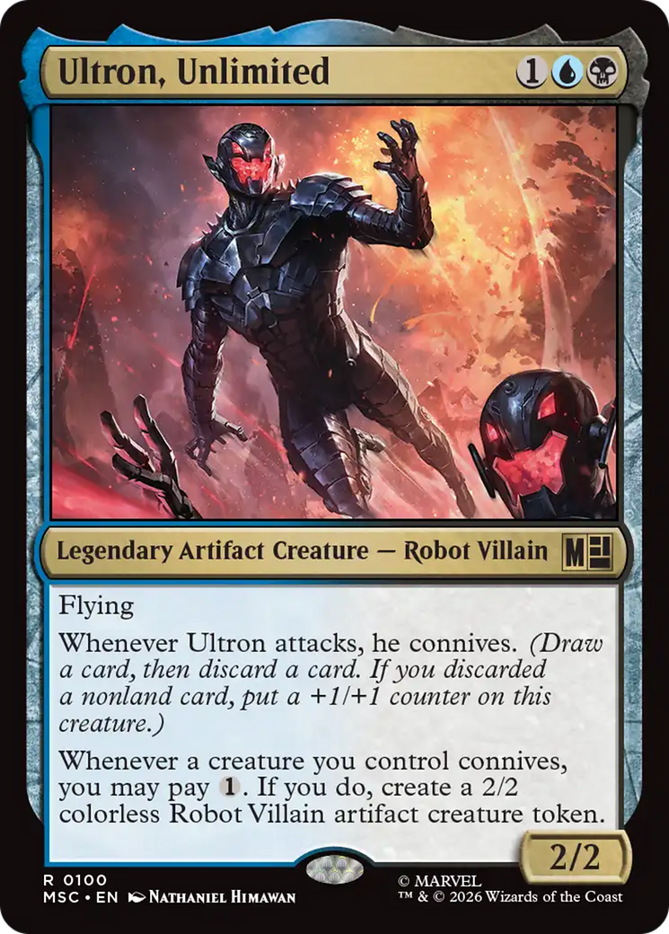 Ultron, Unlimited (Surge Foil) [Marvel Super Heroes Commander] | Boutique FDB TCG