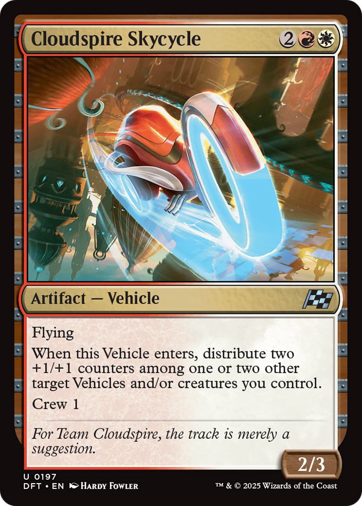 Cloudspire Skycycle [Aetherdrift] | Boutique FDB TCG