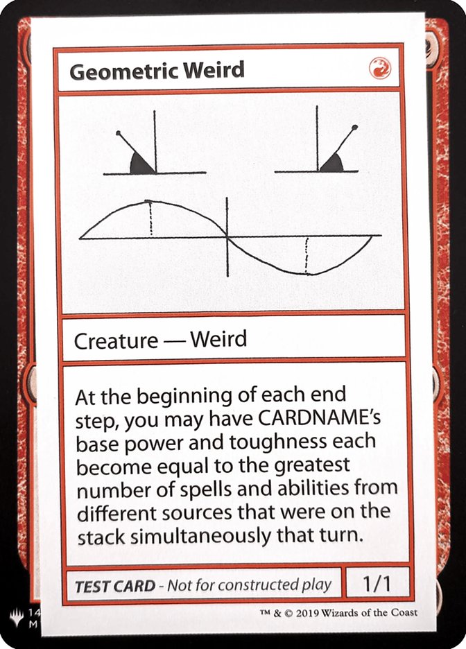 Geometric Weird [Mystery Booster Playtest Cards] | Boutique FDB TCG