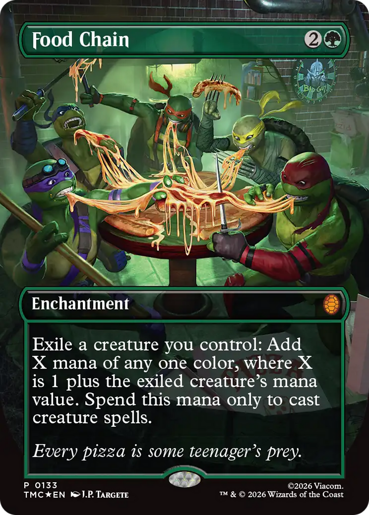 Food Chain (Borderless) [Teenage Mutant Ninja Turtles Commander] | Boutique FDB TCG
