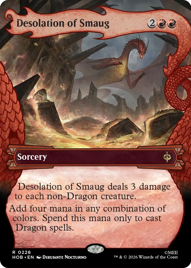 Desolation of Smaug (Showcase) [The Hobbit] | Boutique FDB TCG