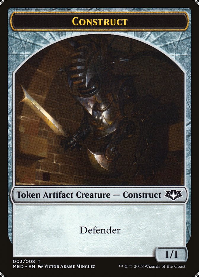 Construct Token (3) [Mythic Edition Tokens] | Boutique FDB TCG