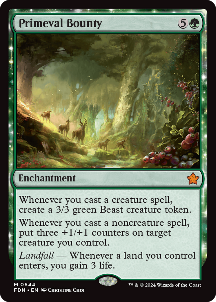 Primeval Bounty [Foundations] | Boutique FDB TCG