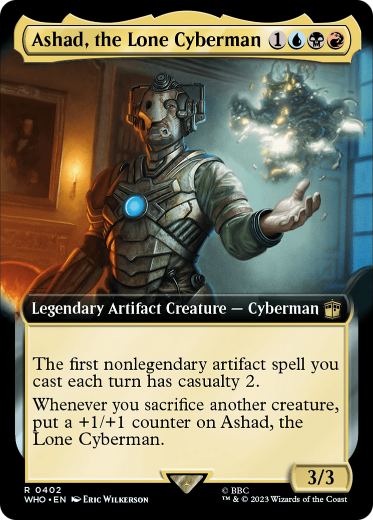 Ashad, the Lone Cyberman (Extended Art) [Doctor Who] | Boutique FDB TCG