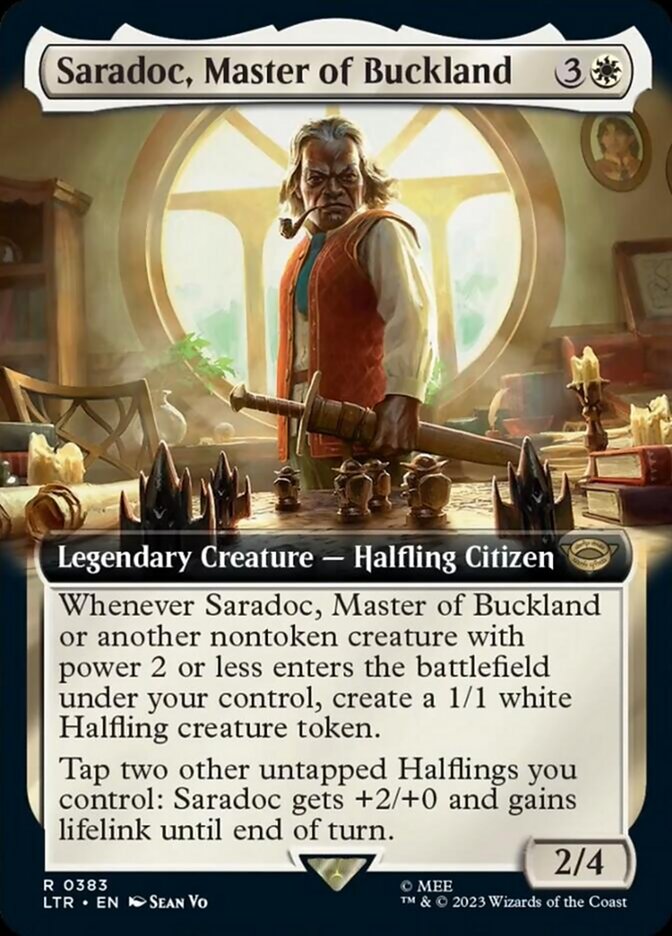 Saradoc, Master of Buckland (Extended Art) [The Lord of the Rings: Tales of Middle-Earth] | Boutique FDB TCG