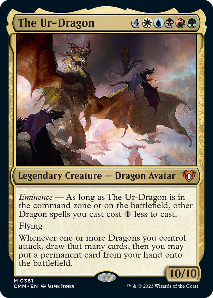 The Ur-Dragon [Commander Masters] | Boutique FDB TCG