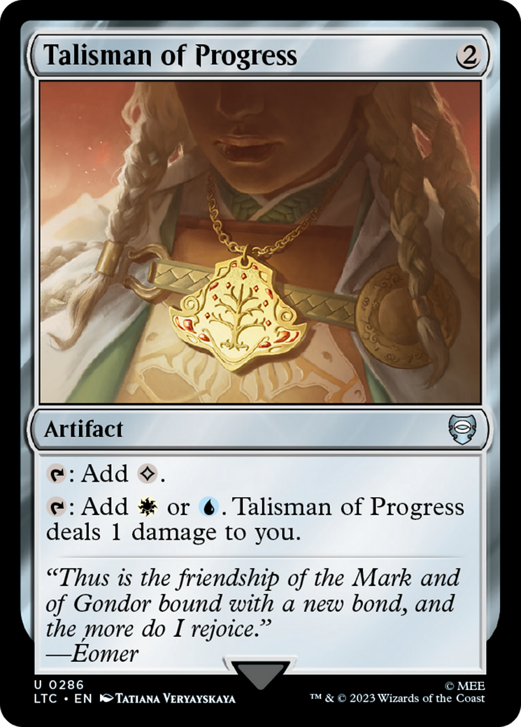 Talisman of Progress [The Lord of the Rings: Tales of Middle-Earth Commander] | Boutique FDB TCG