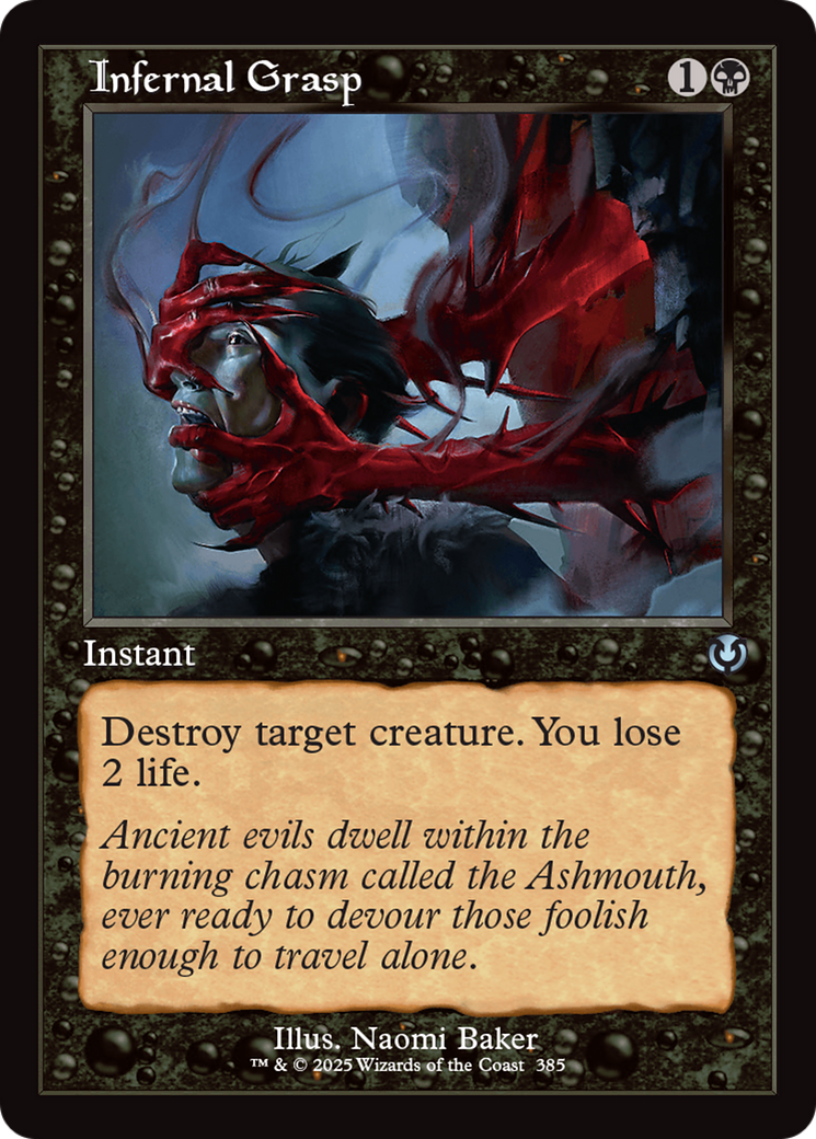 Infernal Grasp (Retro Frame) [Innistrad Remastered] | Boutique FDB TCG