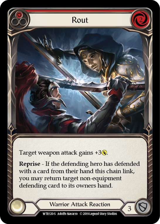 Rout [WTR120-S] (Welcome to Rathe)  Alpha Print Rainbow Foil | Boutique FDB TCG