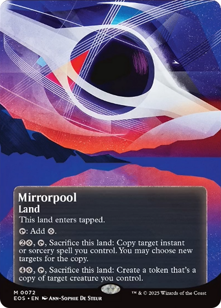 Mirrorpool (0072) (Borderless) [Edge of Eternities: Stellar Sights] | Boutique FDB TCG