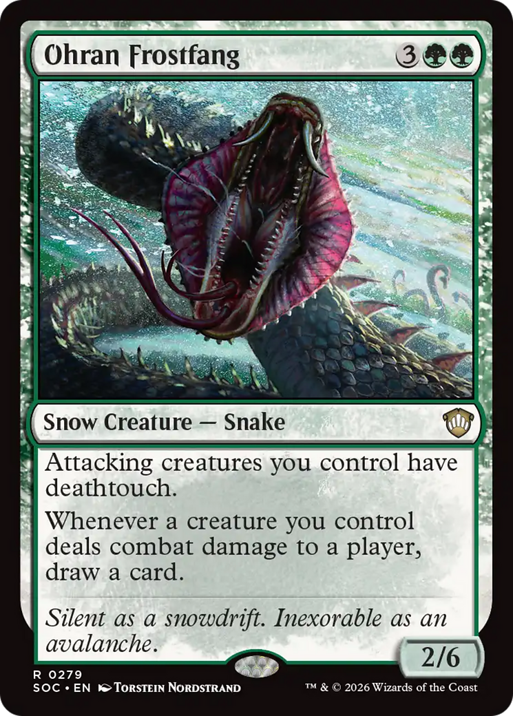 Ohran Frostfang [Secrets of Strixhaven Commander] | Boutique FDB TCG