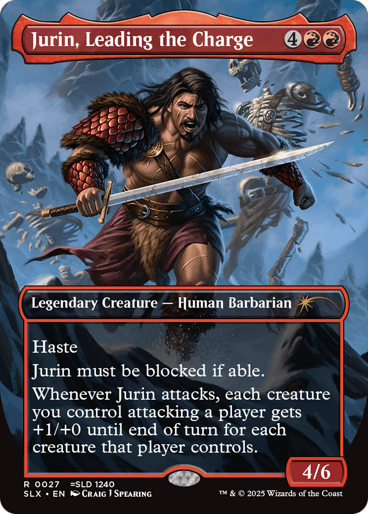 Jurin, Leading the Charge [Secret Lair: Universes Within] | Boutique FDB TCG